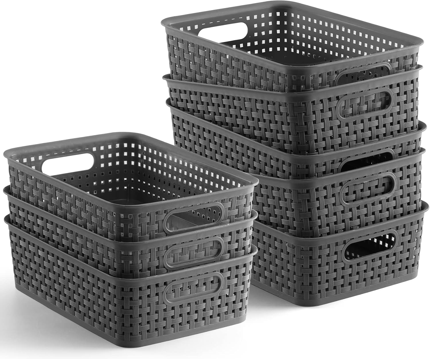 NETANY Plastic Storage Baskets