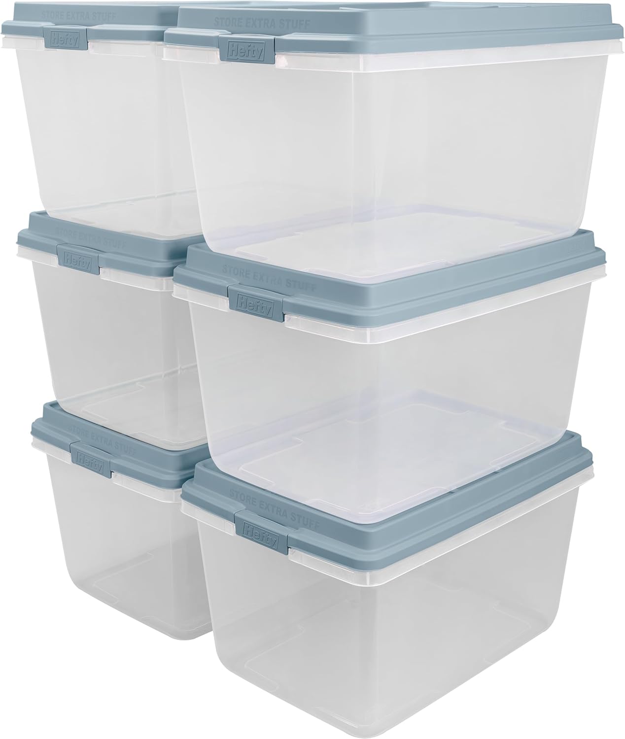 Hefty HI-RISE Stackable Storage Bins