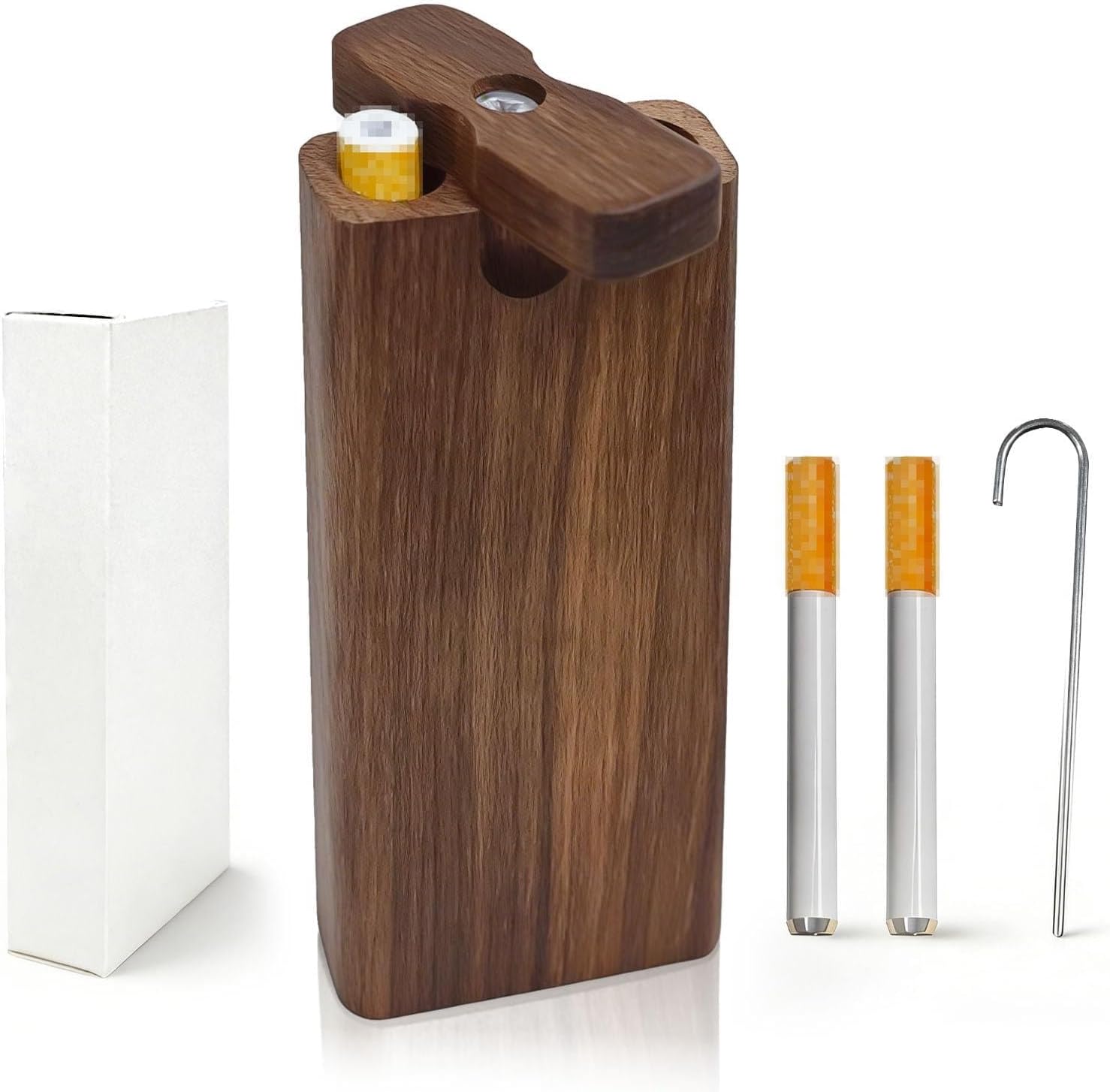 Handmade Wooden Storage Box with Sliding Lid