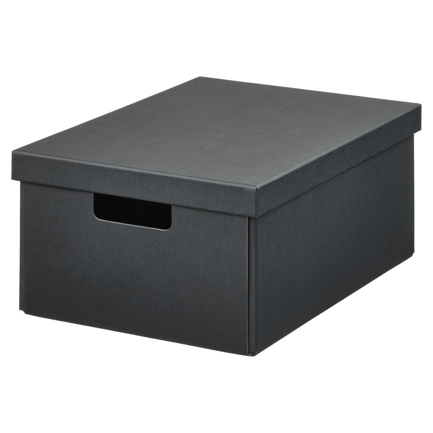 FJÄDERHARV Storage box with lid