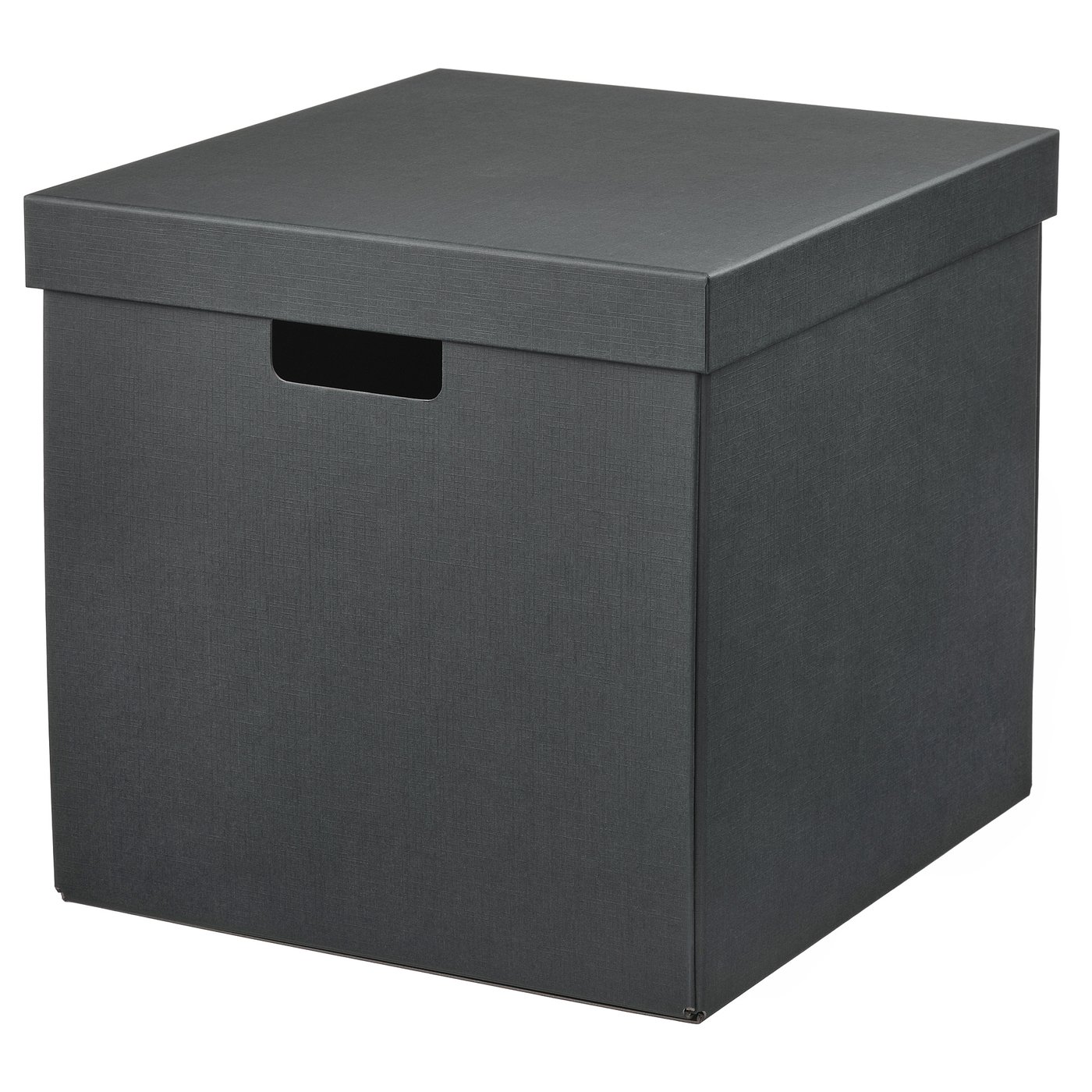 FJÄDERHARV Storage box with lid